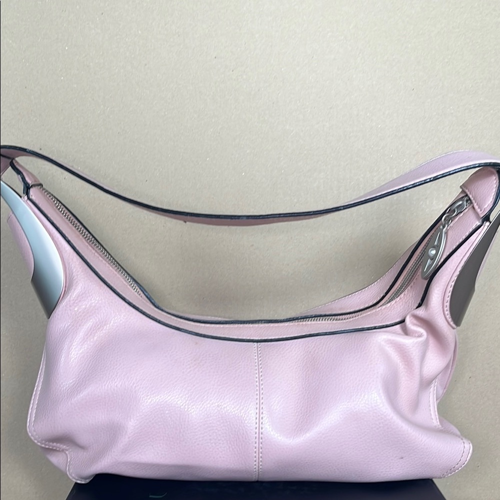 Tod Micky Vintage Pink Leather Hobo Bag - Picture 2 of 3